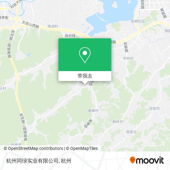 杭州同绿实业有限公司地图