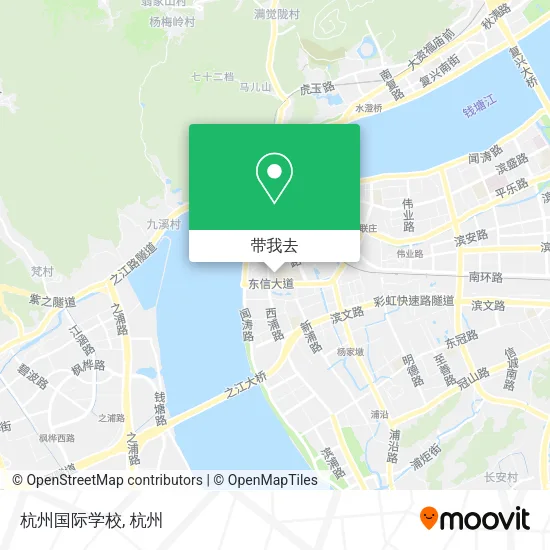 杭州国际学校地图
