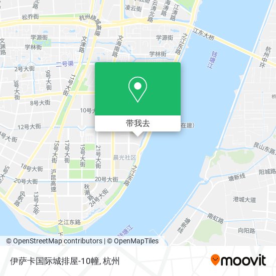 伊萨卡国际城排屋-10幢地图