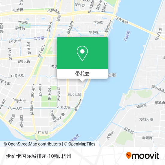 伊萨卡国际城排屋-10幢地图