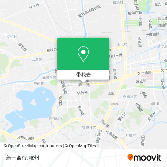 新一窗帘地图
