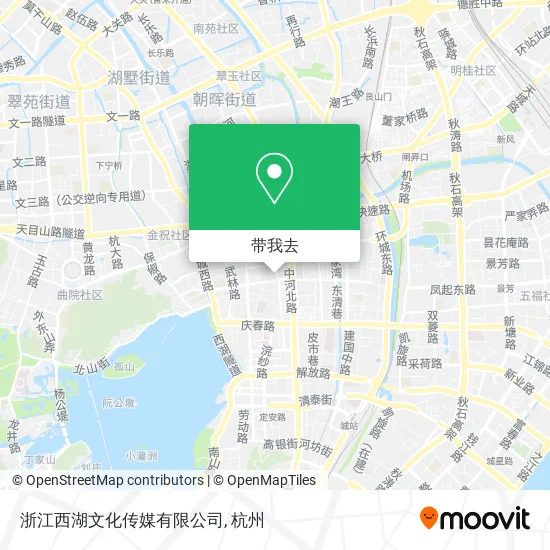 浙江西湖文化传媒有限公司地图