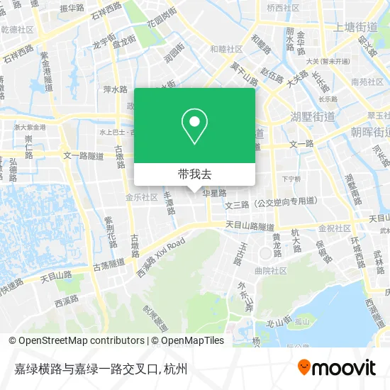 嘉绿横路与嘉绿一路交叉口地图