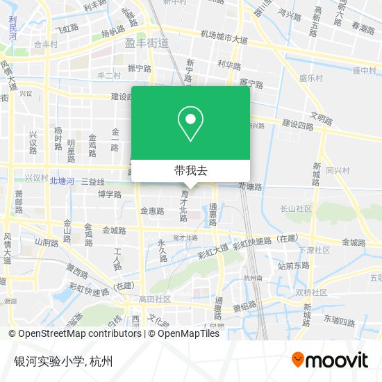 银河实验小学地图