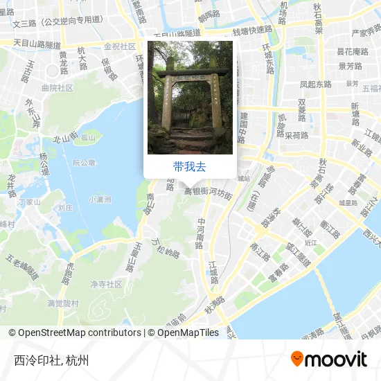 西泠印社地图