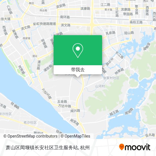 萧山区闻堰镇长安社区卫生服务站地图