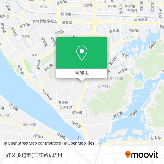 好又多超市(三江路)地图