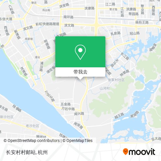 长安村村邮站地图