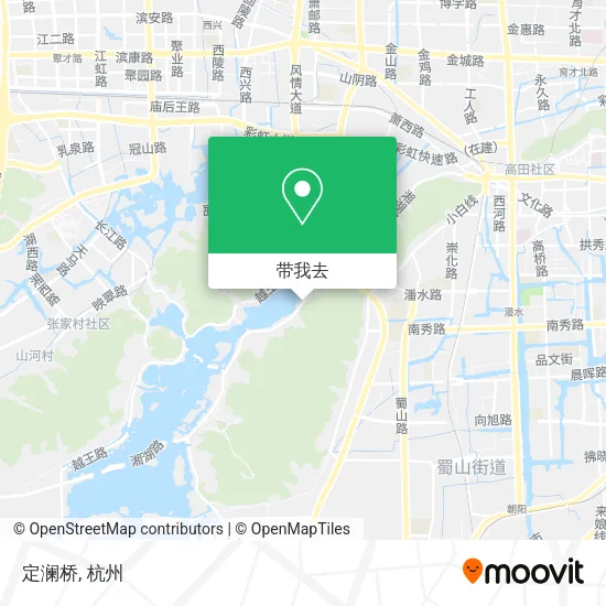 定澜桥地图
