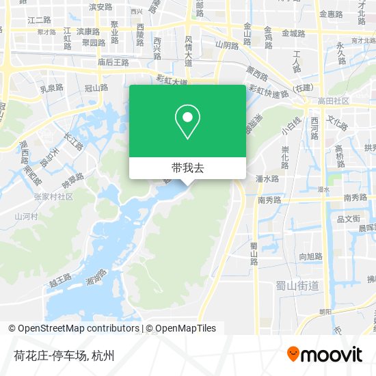 荷花庄-停车场地图