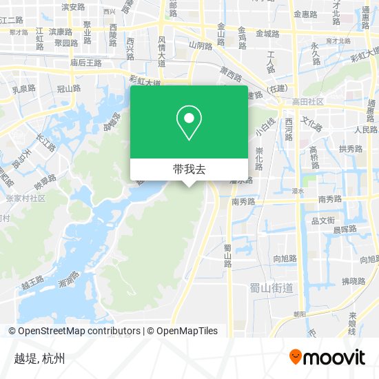越堤地图
