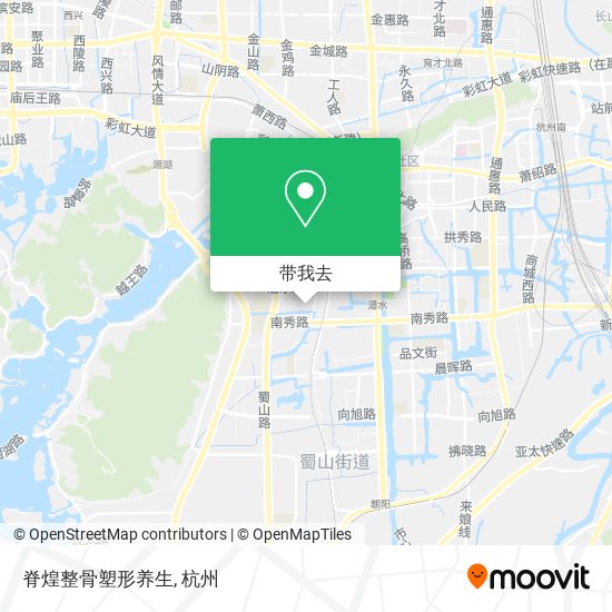 脊煌整骨塑形养生地图
