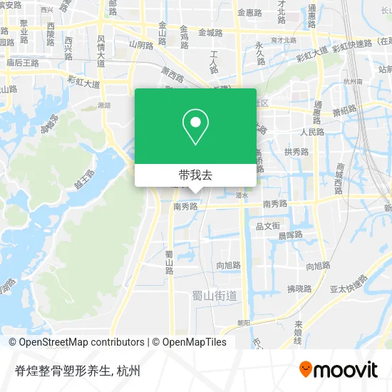 脊煌整骨塑形养生地图