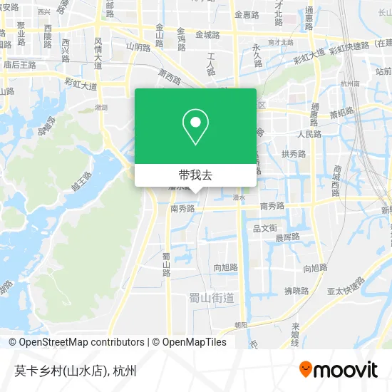 莫卡乡村(山水店)地图