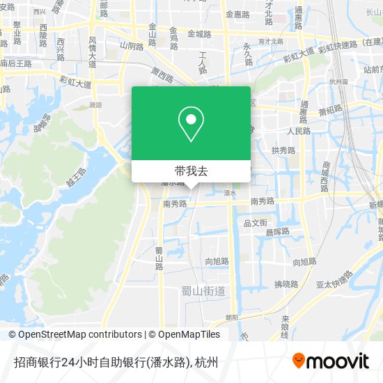 招商银行24小时自助银行(潘水路)地图