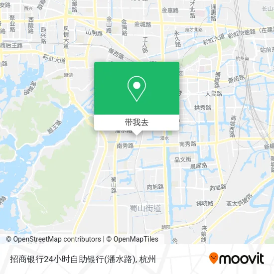 招商银行24小时自助银行(潘水路)地图