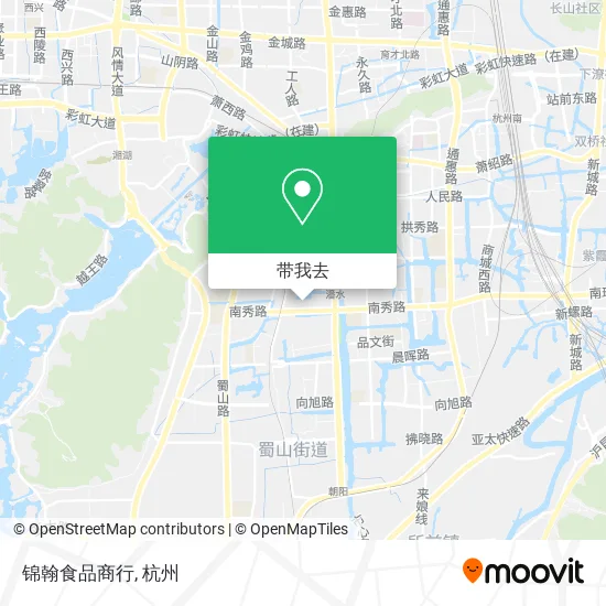 锦翰食品商行地图