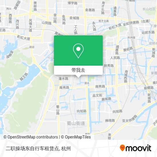 二职操场东自行车租赁点地图