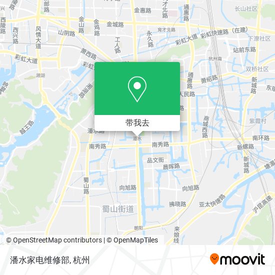 潘水家电维修部地图