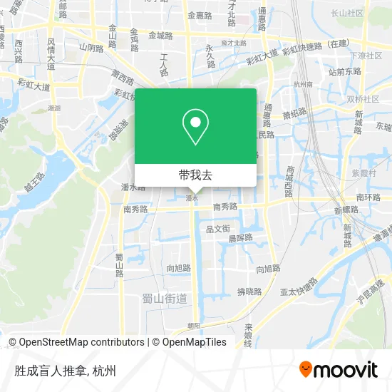 胜成盲人推拿地图