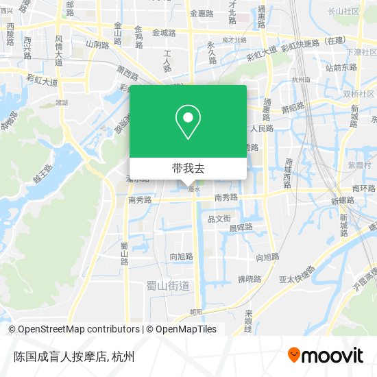 陈国成盲人按摩店地图