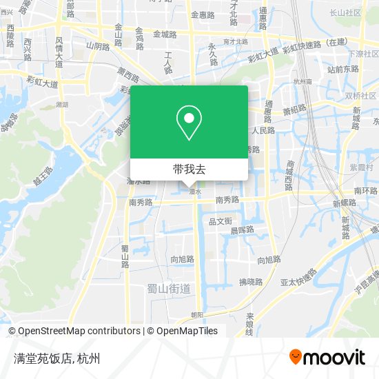满堂苑饭店地图