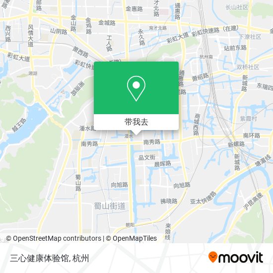 三心健康体验馆地图