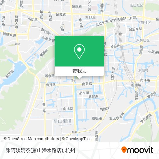 张阿姨奶茶(萧山潘水路店)地图