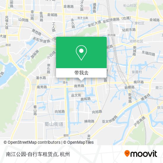 南江公园-自行车租赁点地图