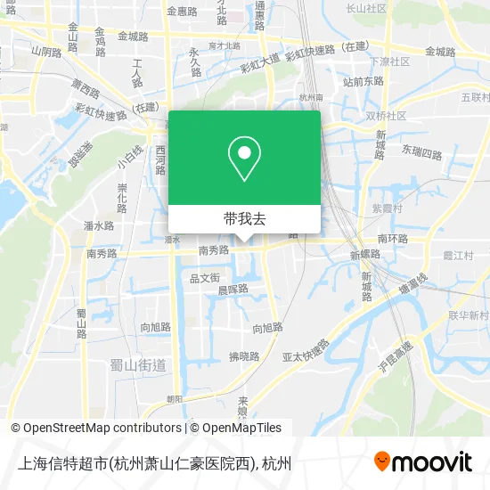 上海信特超市(杭州萧山仁豪医院西)地图