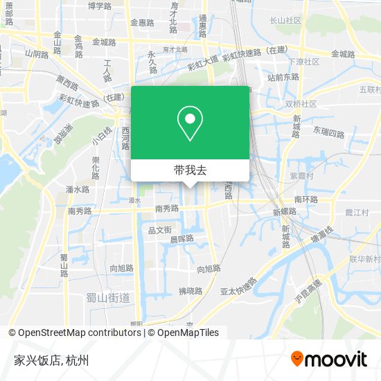 家兴饭店地图
