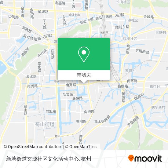 新塘街道文源社区文化活动中心地图