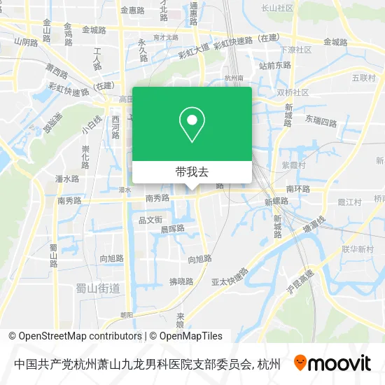 中国共产党杭州萧山九龙男科医院支部委员会地图