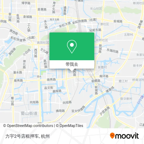 力宇2号店租押车地图