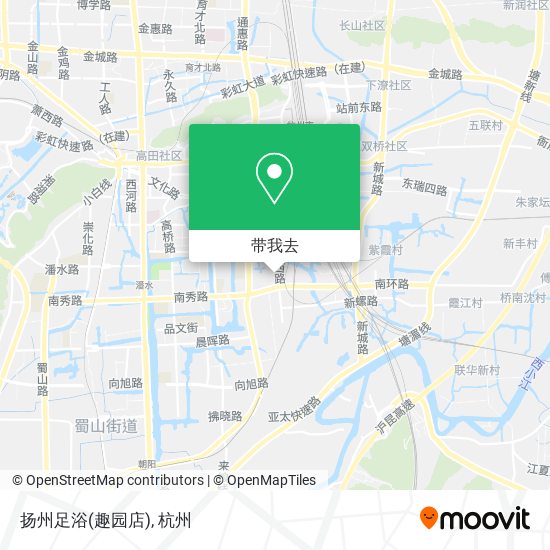 扬州足浴(趣园店)地图