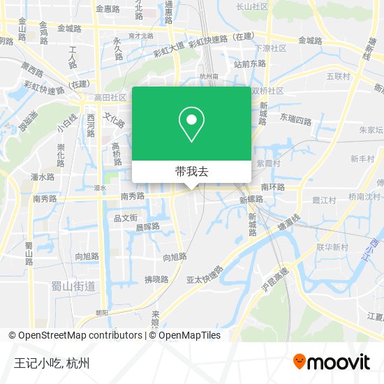 王记小吃地图
