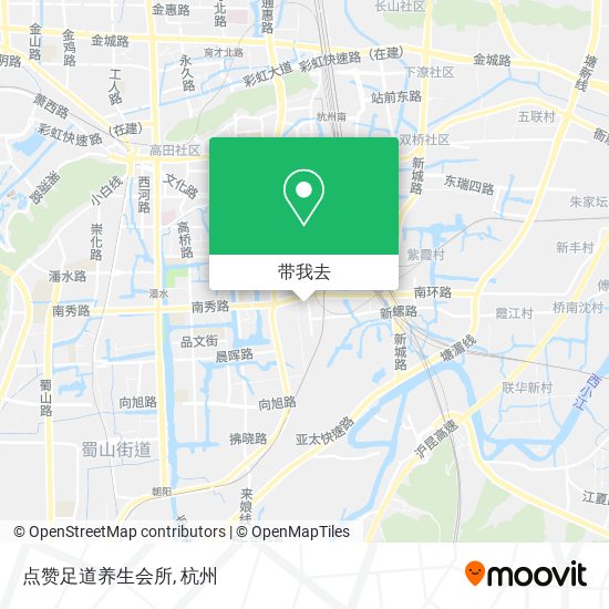 点赞足道养生会所地图