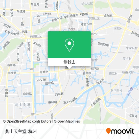 萧山天主堂地图