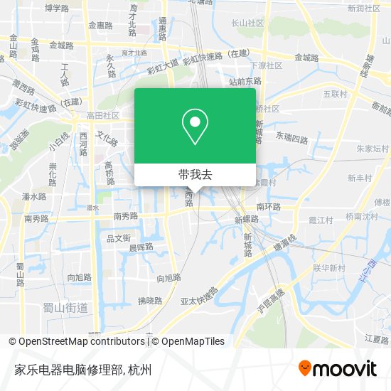 家乐电器电脑修理部地图