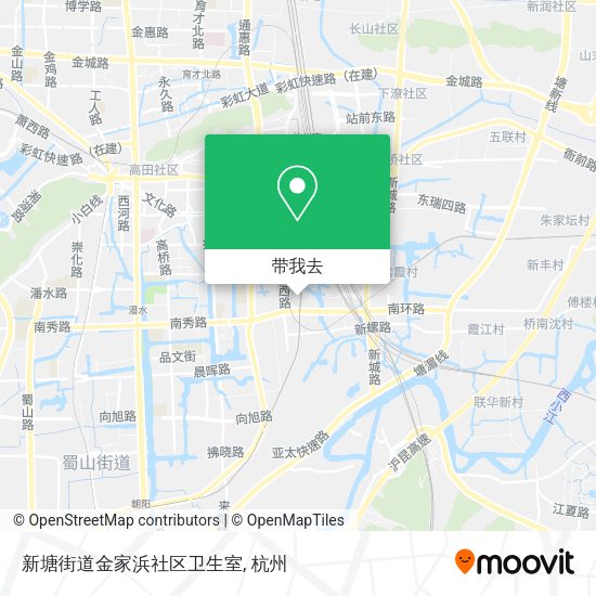 新塘街道金家浜社区卫生室地图