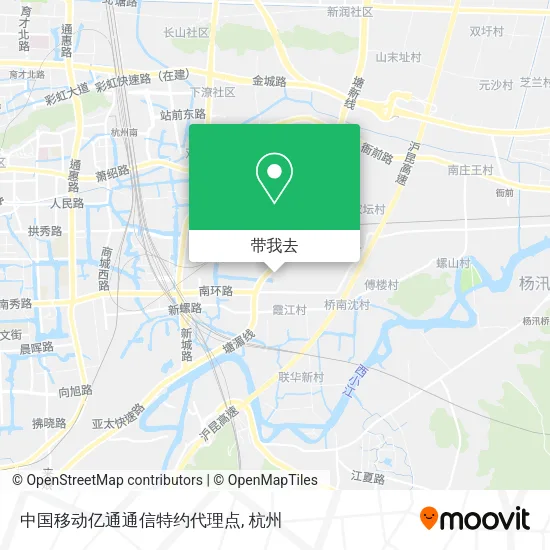 中国移动亿通通信特约代理点地图