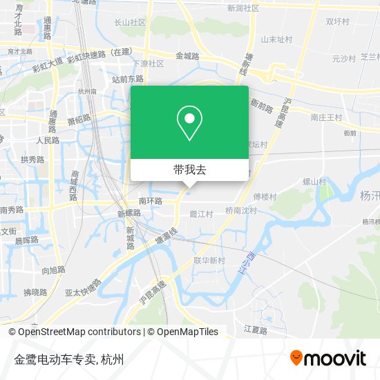 金鹭电动车专卖地图