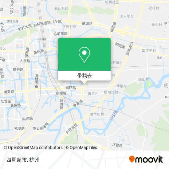 四周超市地图
