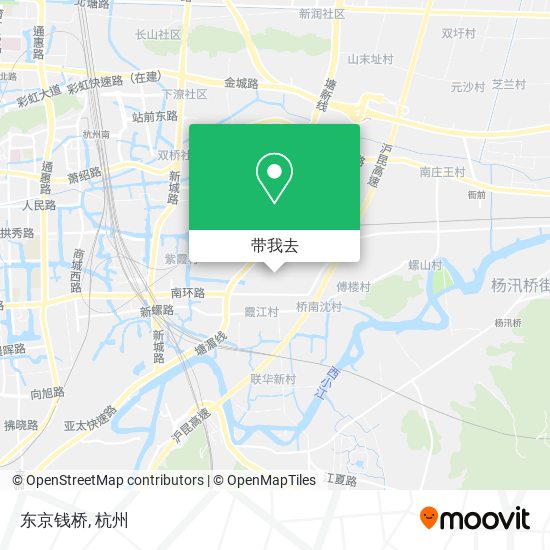 东京钱桥地图