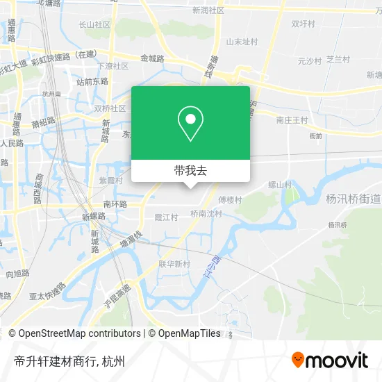 帝升轩建材商行地图