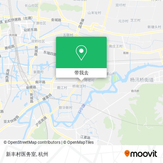 新丰村医务室地图