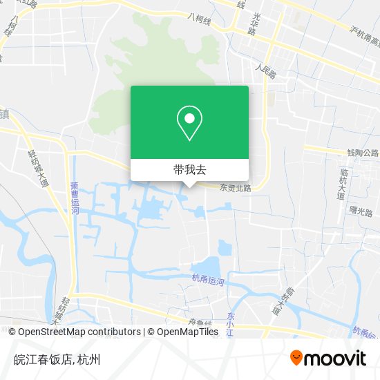 皖江春饭店地图