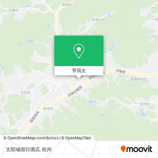太阳城假日酒店地图