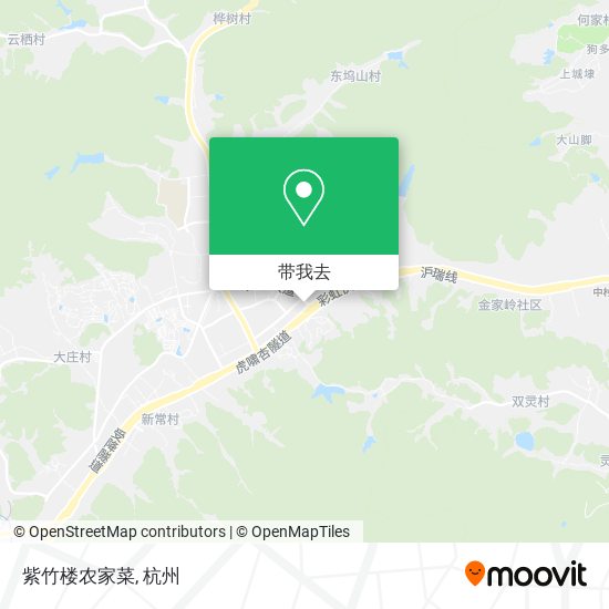 紫竹楼农家菜地图
