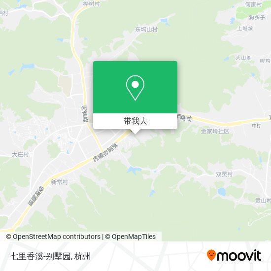 七里香溪-别墅园地图